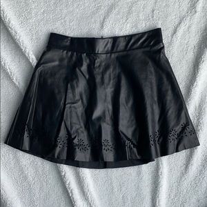 Ruby and Bloom Girls Faux Leather Skirt